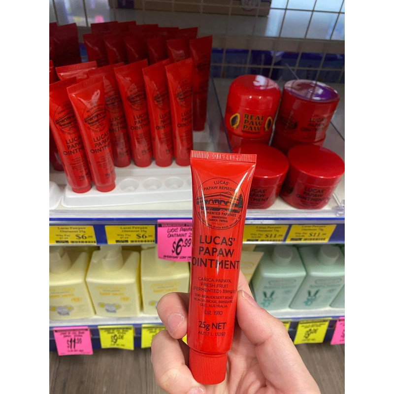 Kem đu đủ đa năng bôi ngoài da Lucas Papaw Ointment/ Grandpawpaw, Úc  giúp mờ sẹo, chàm, nẻ