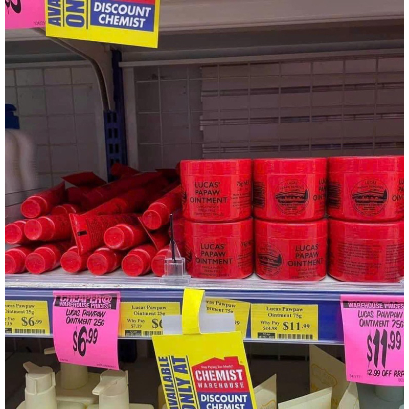 Kem đu đủ đa năng bôi ngoài da Lucas Papaw Ointment/ Grandpawpaw, Úc  giúp mờ sẹo, chàm, nẻ