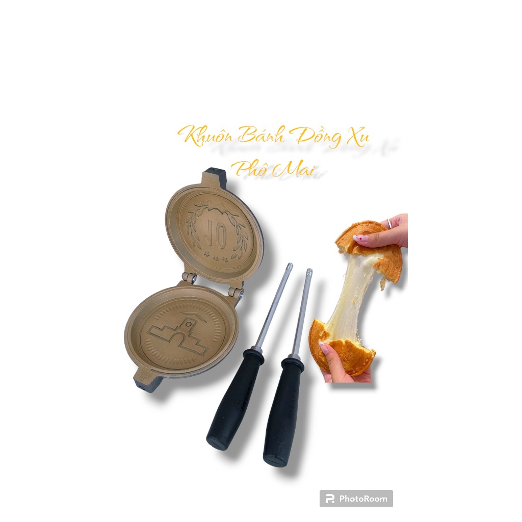 Khuôn Bánh Đồng Xu Phô Mai Hàn Quốc 10 Won