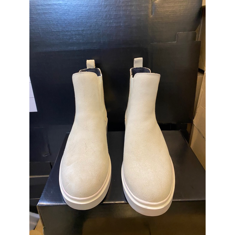 Chelsea Boot Da bò lộn màu tan