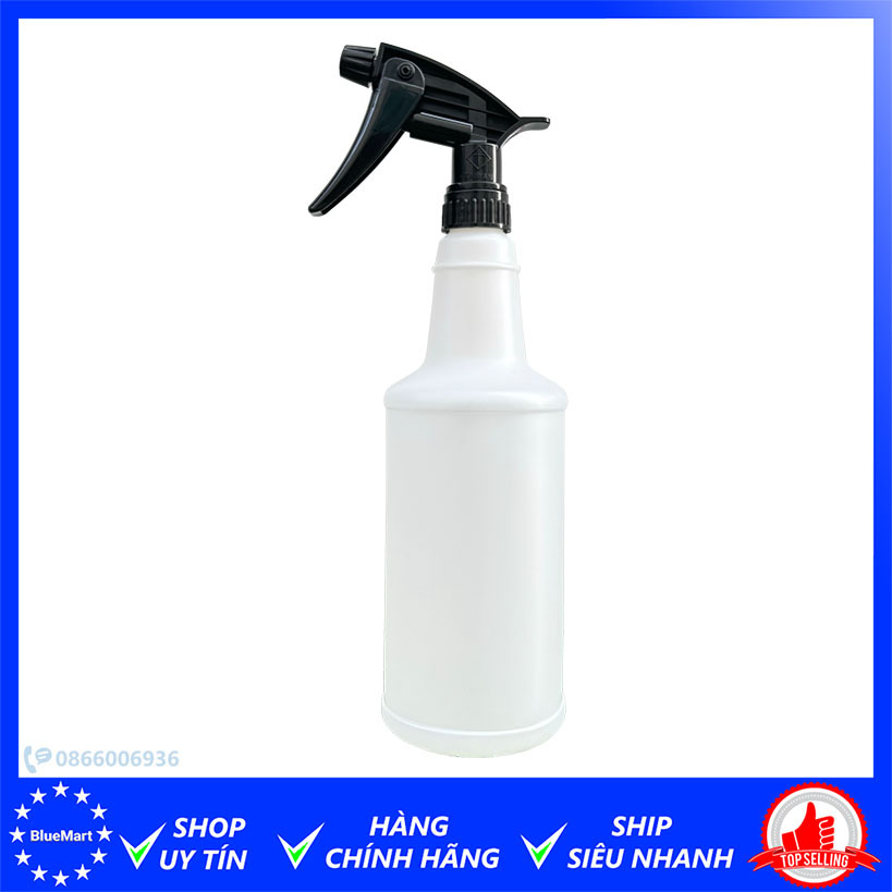 Chai nhựa rỗng chuyên dùng xịt dung dịch bảo dưỡng chăm sóc xe 750ml