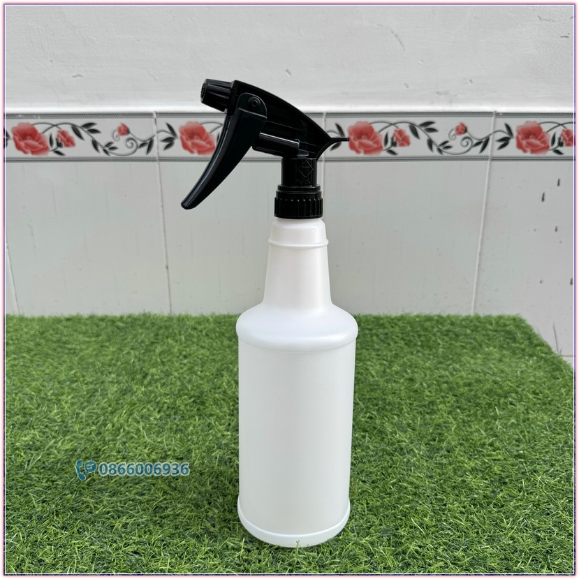 Chai nhựa rỗng chuyên dùng xịt dung dịch bảo dưỡng chăm sóc xe 750ml