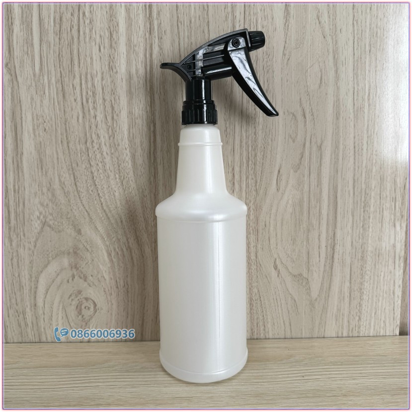 Chai nhựa rỗng chuyên dùng xịt dung dịch bảo dưỡng chăm sóc xe 750ml