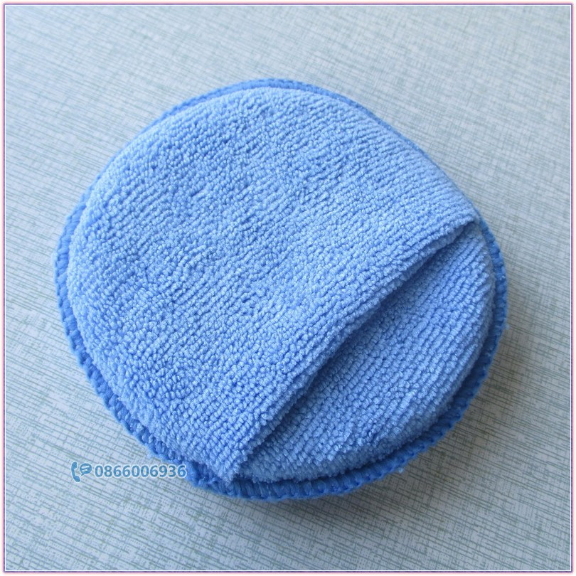 Miếng microfiber bôi dung dịch chăm sóc xe
