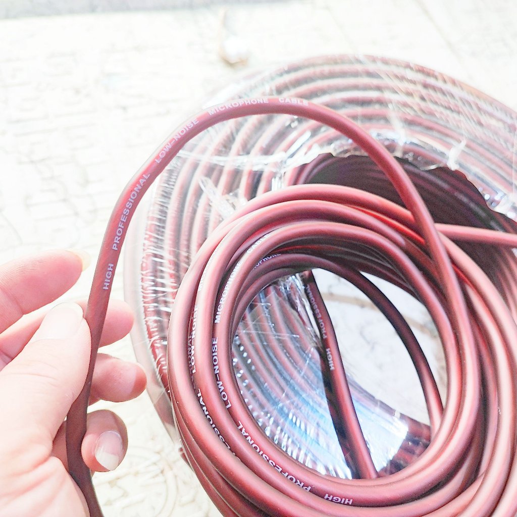 Dây tín hiệu loại tốt lõi đồng có bọc nhiễu chịu lực - dây mic - dây canon - dây 6 ly COLORSOUND -   Dây  Jack Canon - C
