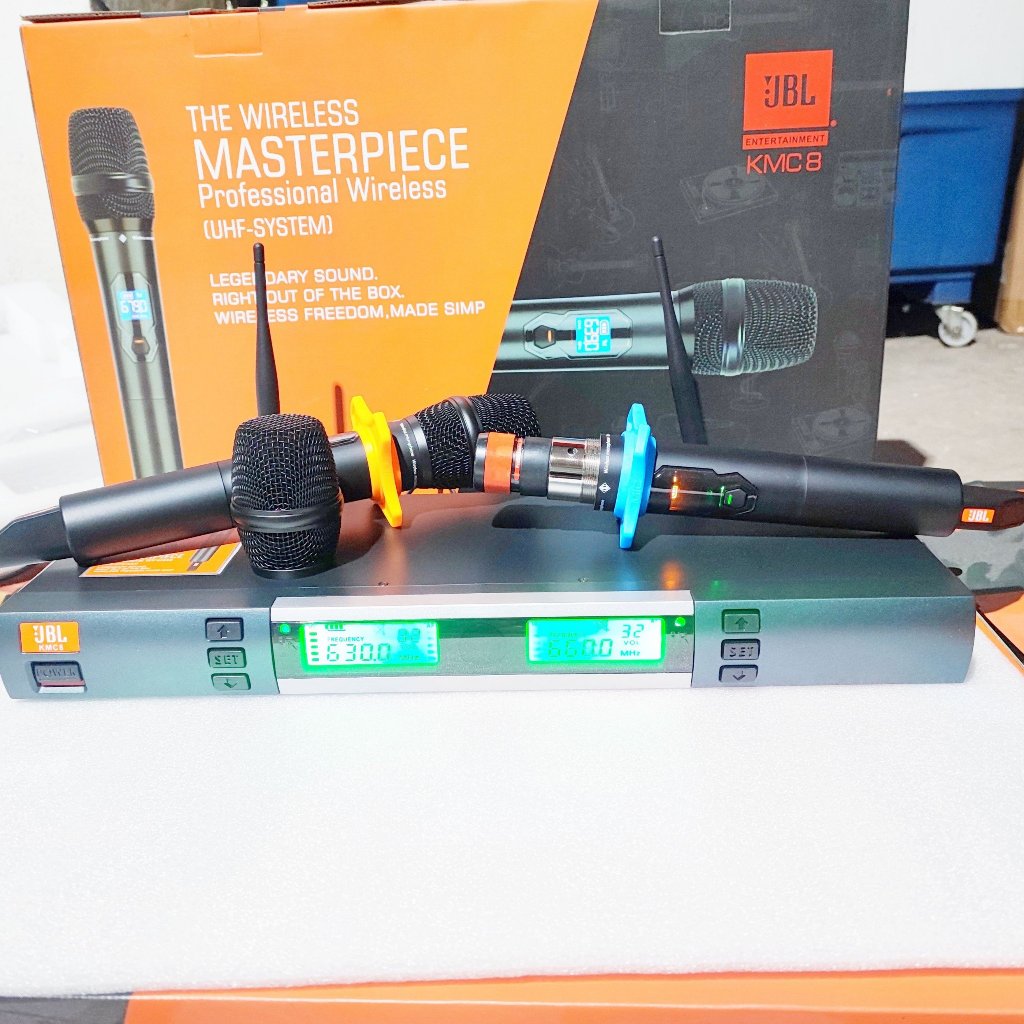Xả kho lấy tương tác ... mic không dây JBL KMC8 KMC 8 bản đủ chống lăn và phụ kiện tiếng hay giá tốt đang hót trên thị