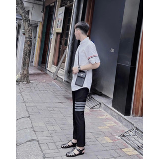 Túi prada boy phố nam , Túi đeo chéo nam nữ , Túi boy phố , Túi da nam