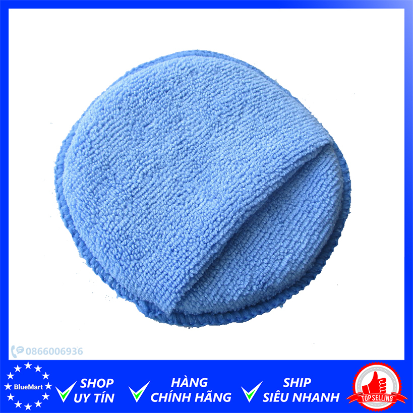 Miếng microfiber bôi dung dịch chăm sóc xe