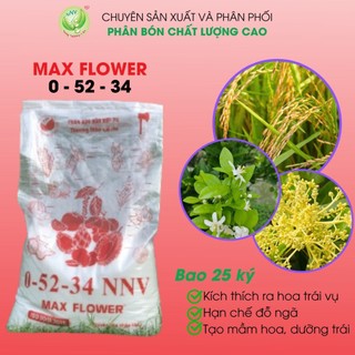 Ii.	phân bón max flower 0-52-34 nnv bao 25kg