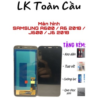 Màn hình samsung j600 / a600 / j6-2018 / a6-2018 new full bộ màu đen tặng kèm keo+bộsữachữa+cườnglực