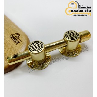 Bộ khóa trùy đồng, then chùy cài cửa chữ thọ phi 38mm , khóa cửa bức bàn nhà thờ nhà cổ