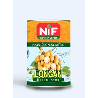 Nhãn ngâm nước đường Nif lon 560g