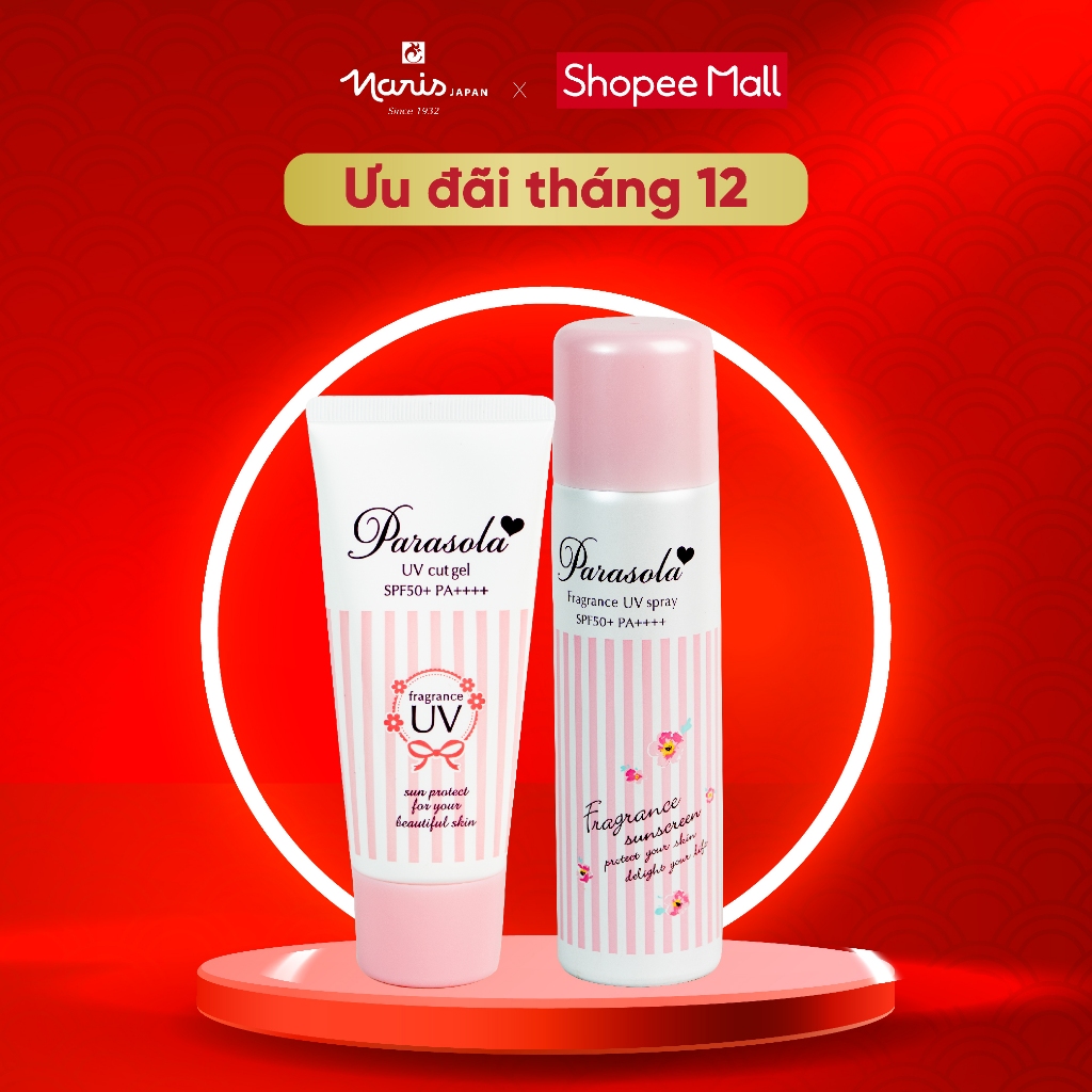 Combo Gel & Xịt Chống Nắng Naris Nhật Bản Kiềm Dầu Đỉnh Cao SP50/PA++++