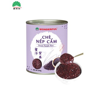 Chè nếp cẩm Wonderful lon 870g