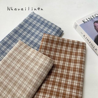 Tổng Hợp Vải Cotton Nhiều Mẫu Hoạ Tiết Caro Chất Liệu Cao Cấp Mềm Mại Thoáng Mát An Toàn Cho Da Nhạy - Nhà Vải Linen