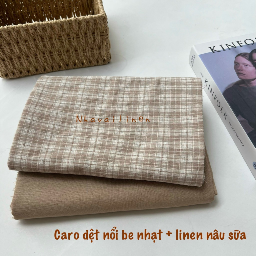 Tổng Hợp Vải Cotton Nhiều Mẫu Hoạ Tiết Caro Chất Liệu Cao Cấp Mềm Mại Thoáng Mát An Toàn Cho Da Nhạy - Nhà Vải Linen