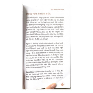 Sách Vanlangbooks - Thực Hành Chánh Niệm