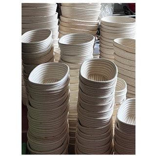 Rổ Mây Ủ Bột Làm Bánh Mì Hình Tròn/Oval (kèm vải bọc đi kèm)
