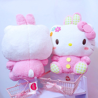 Kitty thỏ lông cừu (màu hồng) size 40cm (size chưa gồm tai)
