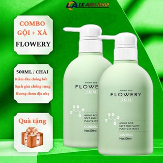Dầu gội, dầu xả nước hoa muối biển Flowery 500ml