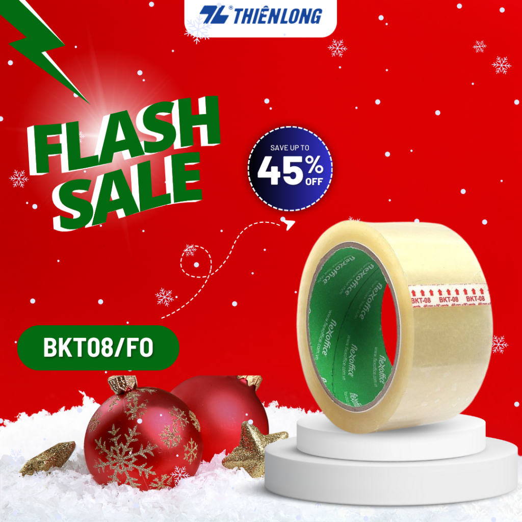 Băng keo/Băng dính Flexoffice BKT08/FO