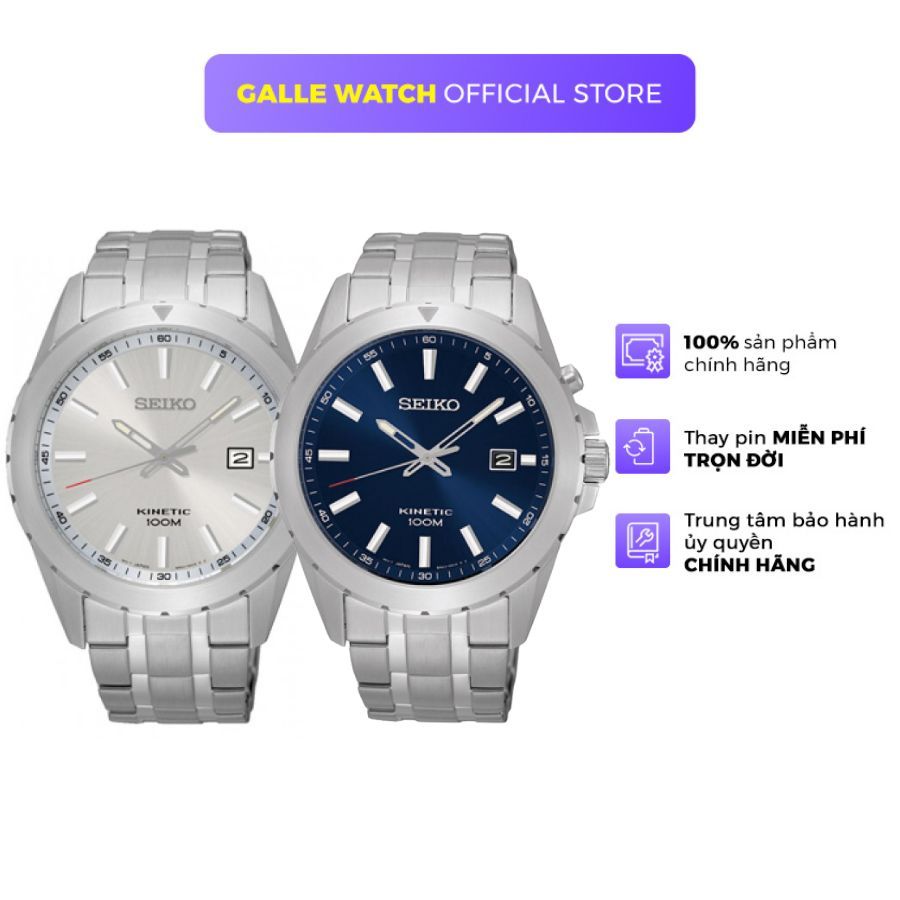 Đồng hồ nam Seiko Watch SKA69 phong cách thời trang, thanh lịch, chống nước 10ATM, dây thép không gỉ