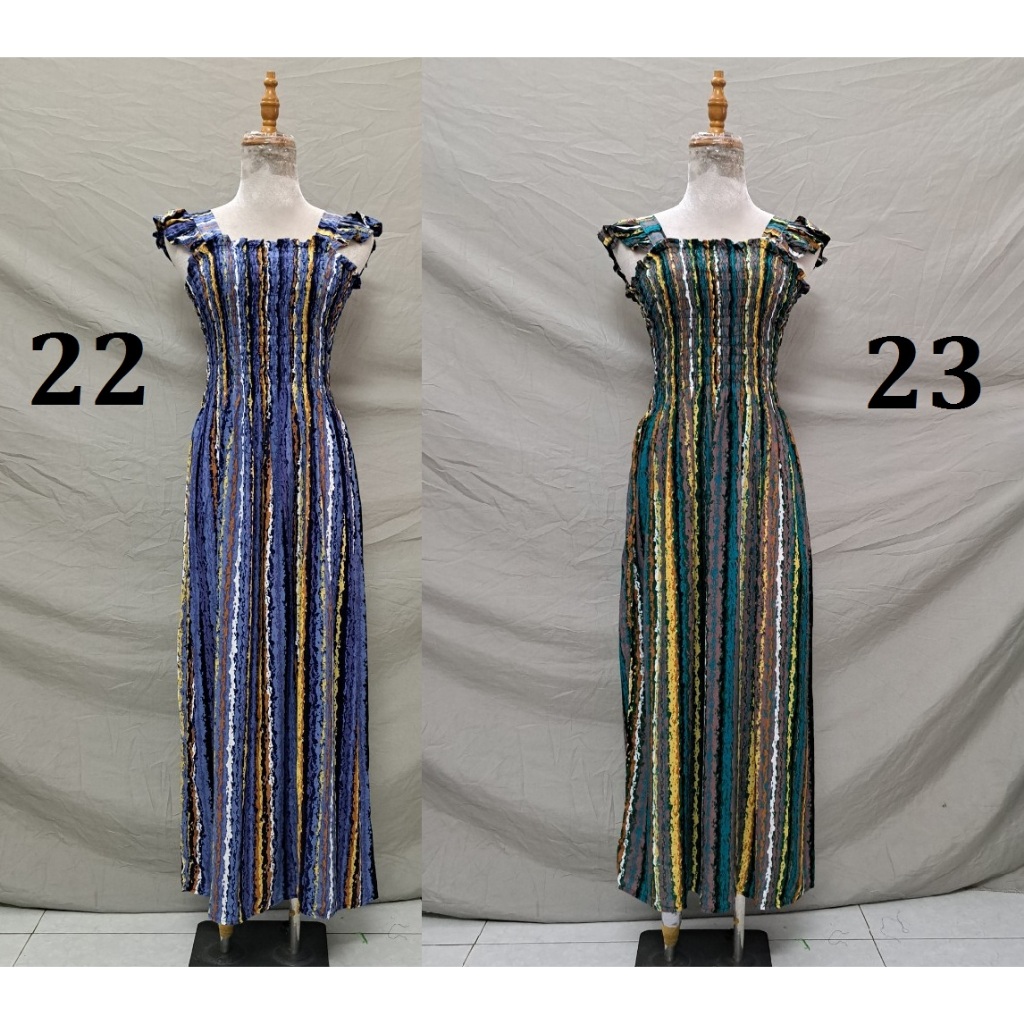 Đầm maxi cánh tiên lanh thái