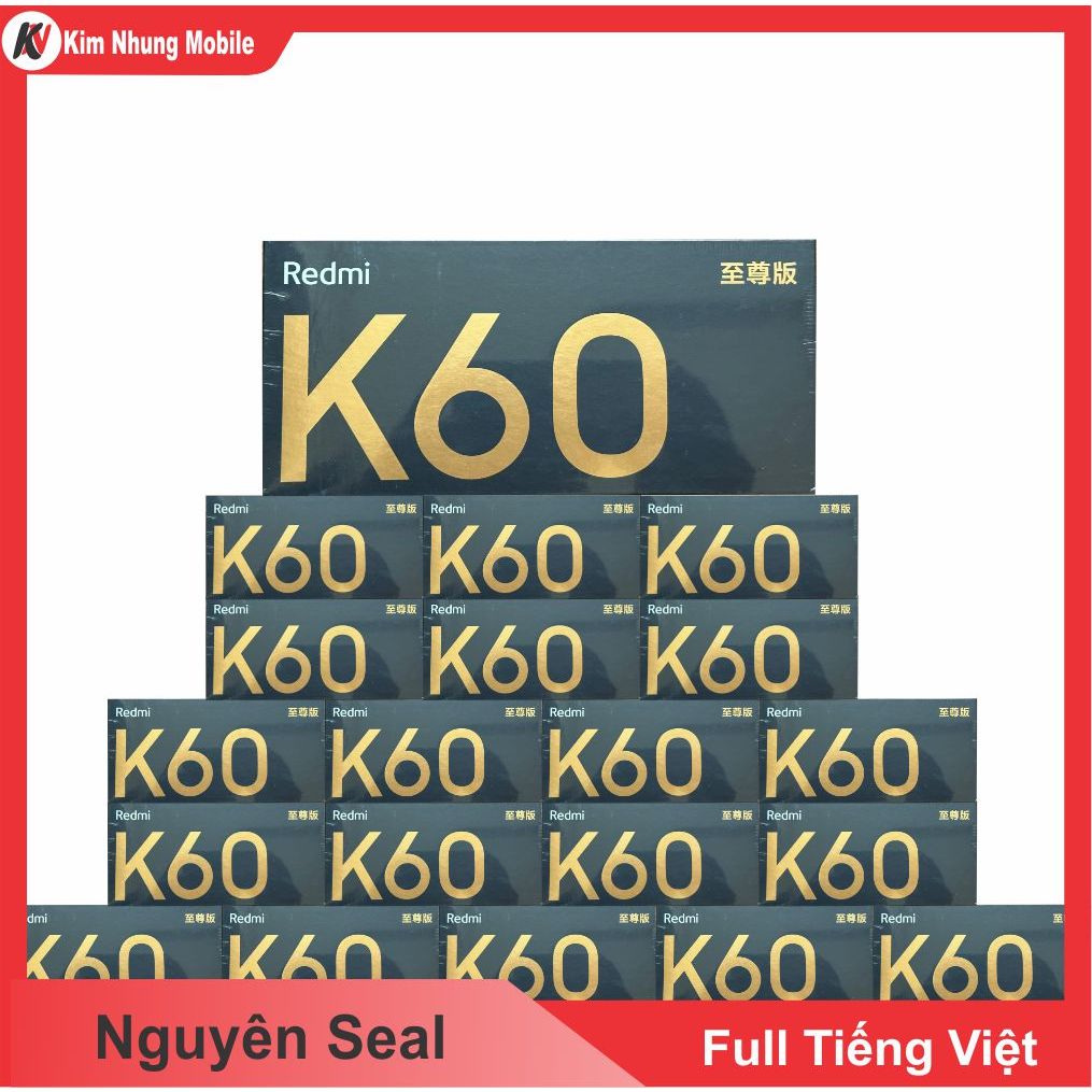 Điện thoại Xiaomi Redmi K60 5G (Snapdragon 8+ Gen 1 - Màn 2K - Kim Nhung