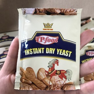 Bột nở men khô làm bánh mì instant dry yeast thành phát 10g