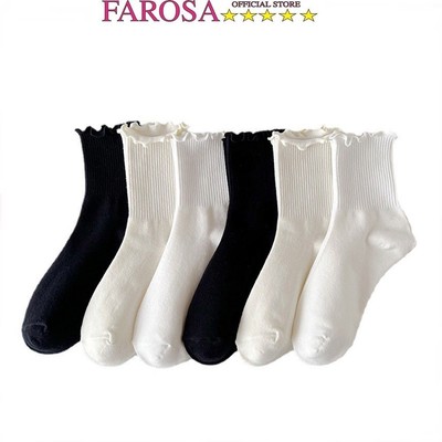Tất cao cổ nữ chất liệu vải Hàn co giãn 4 chiều, vớ nữ phong cách Vintage - FAROSA - TF1