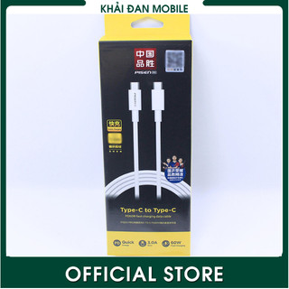Cáp sạc dù pisen 60w c to c dành cho ip 15, macbook, ipad.. bảo hành 1 năm