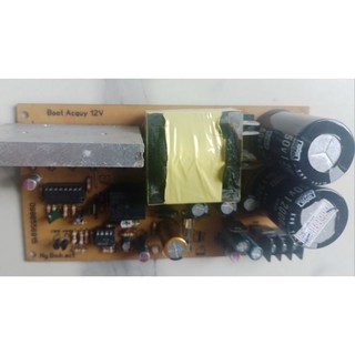 Boost áp acquy 12V lên 45+_ cho công suất amply, loa kéo