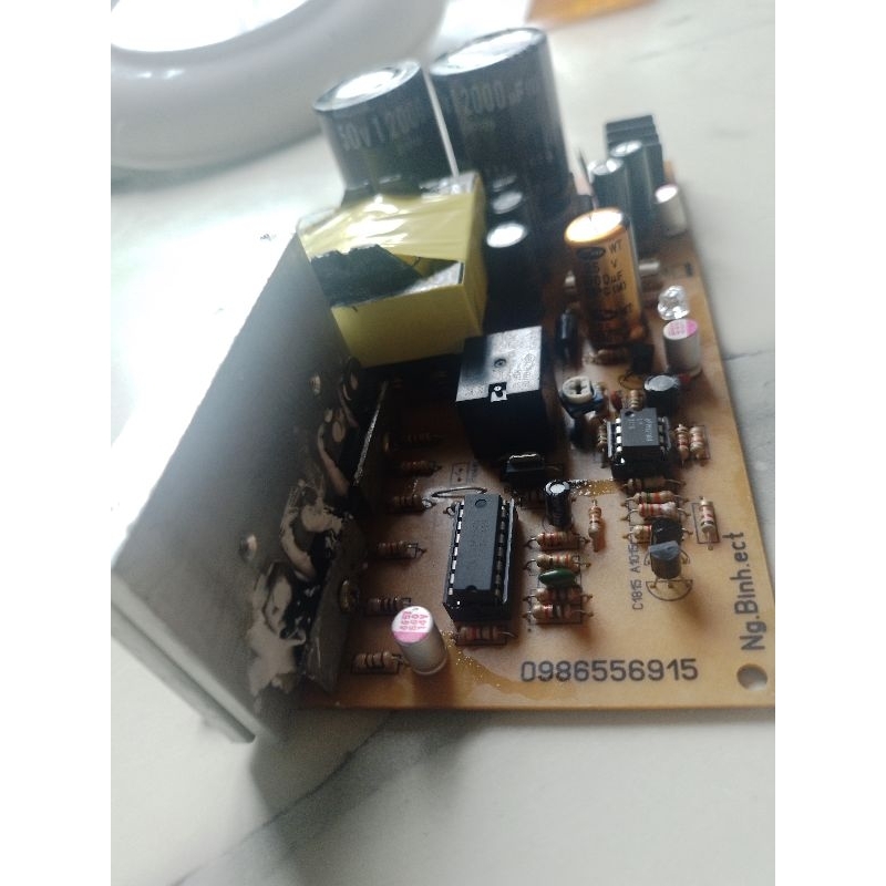 Boost áp acquy 12V lên 45+_ cho công suất amply, loa kéo