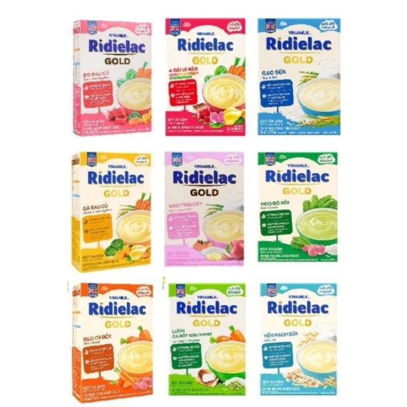 Bột ăn dặm ridielac ăn dặm cho bé