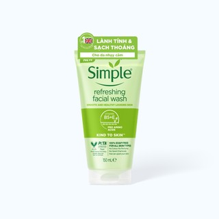 Sữa rửa mặt simple