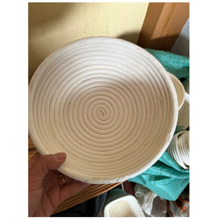 Rổ Mây Ủ Bột Làm Bánh Mì Hình Tròn/Oval (kèm vải bọc đi kèm)