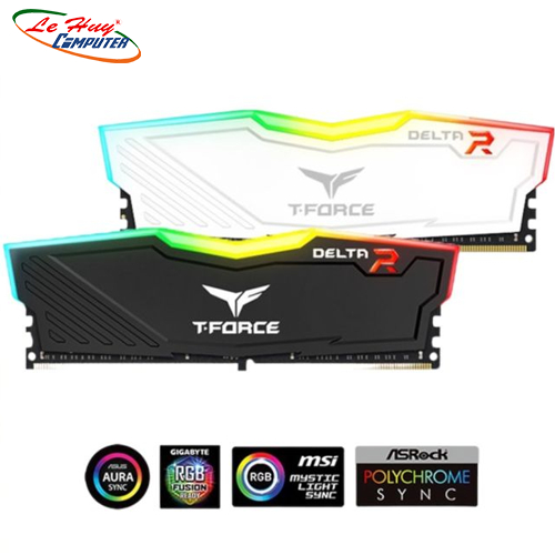 Ram máy tính TEAM T-Force Delta RGB 16GB  DDR4 3600MHz