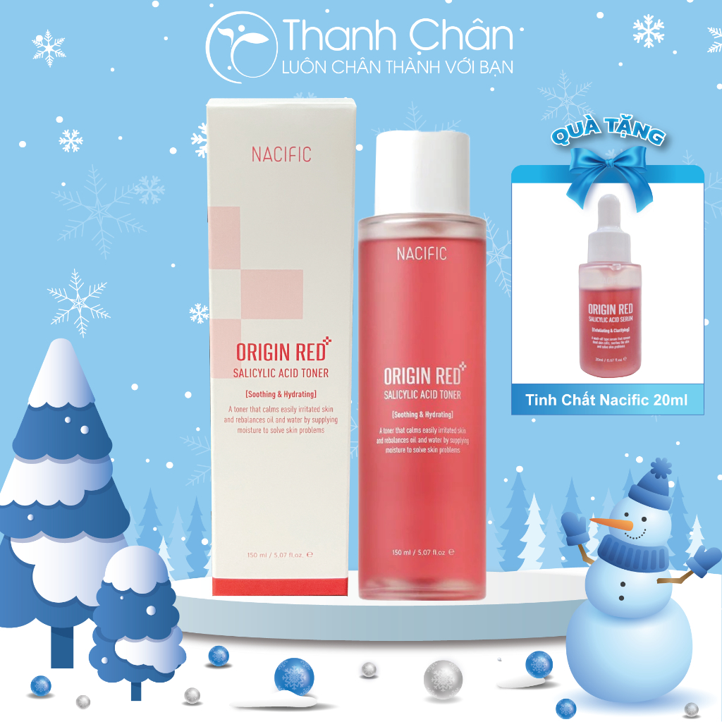 Nước hoa hồng Nacific Origin Red Salicylic Acid Toner 150ml