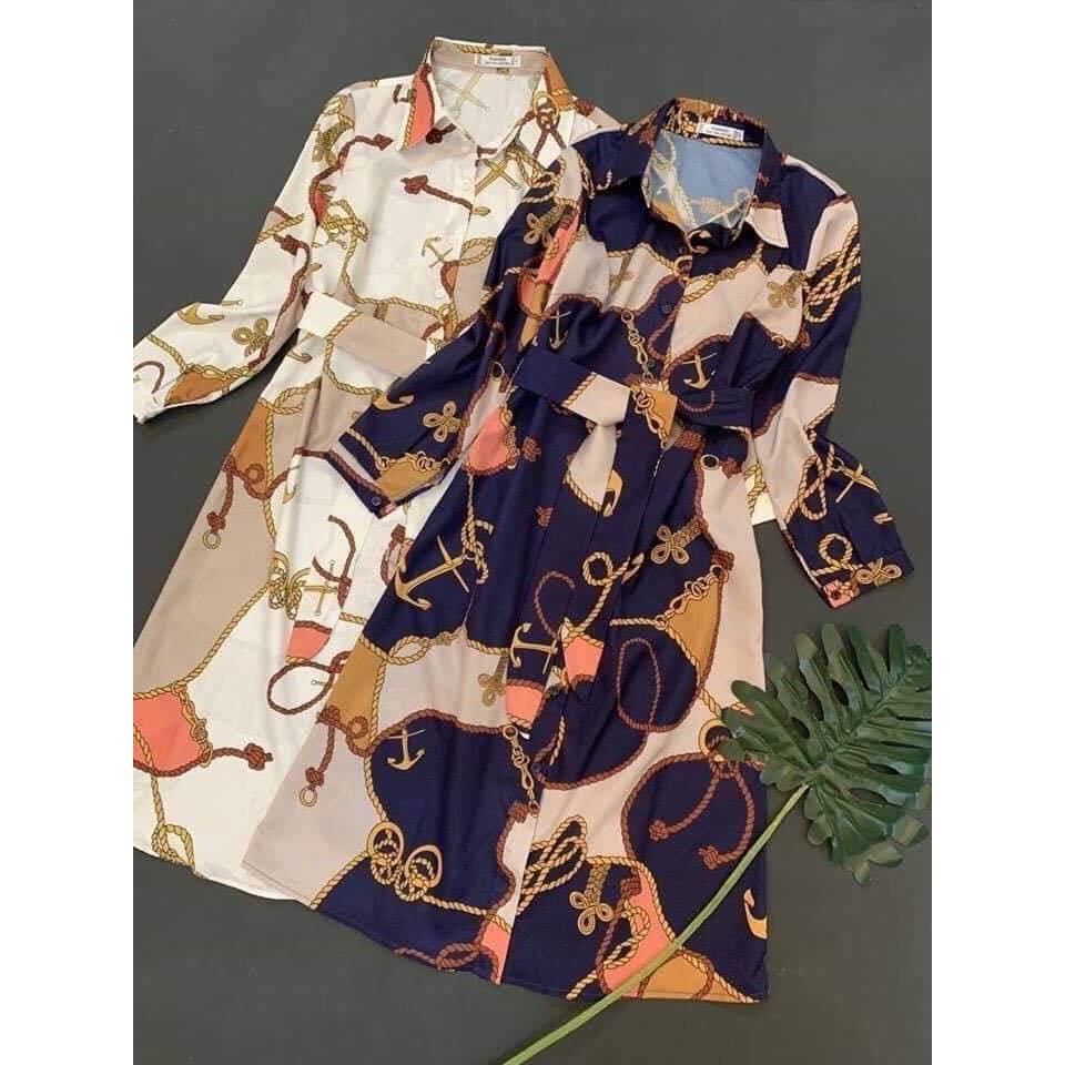 Đầm dáng sơ mi MNG