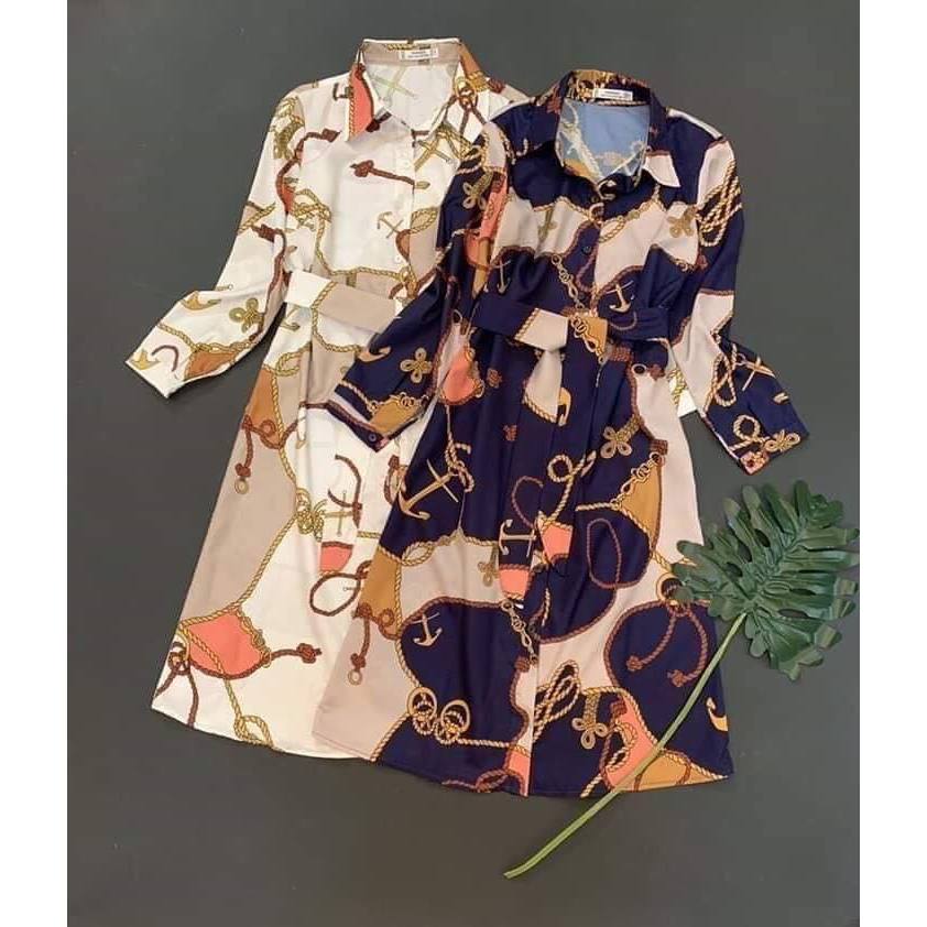 Đầm dáng sơ mi MNG