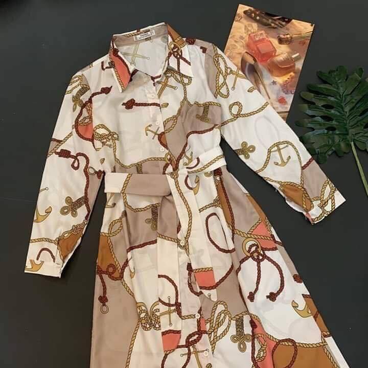 Đầm dáng sơ mi MNG