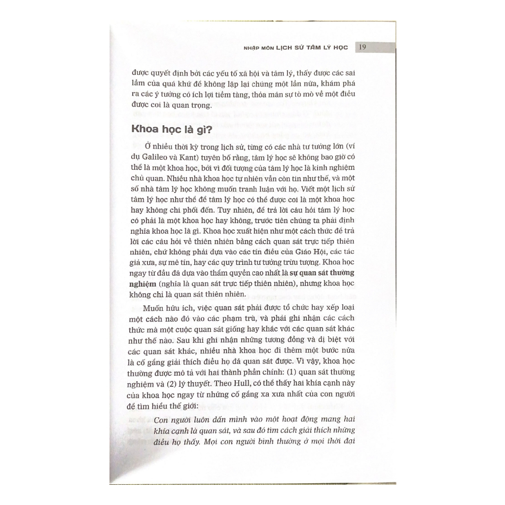 Sách Vanlangbooks - Nhập Môn Lịch Sử Tâm Lý Học