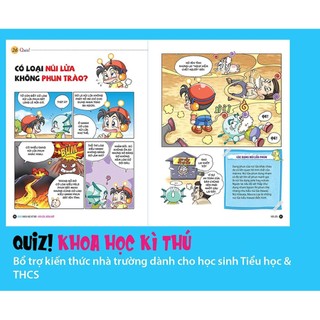 Sách - Quiz! Khoa Học Kì Thú: Núi Lửa Động Đất