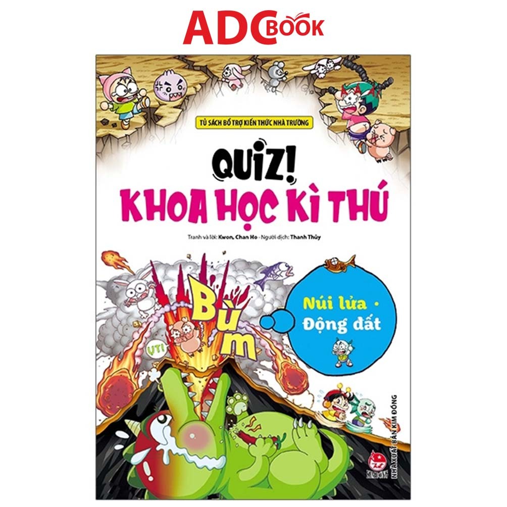 Sách - Quiz! Khoa Học Kì Thú: Núi Lửa Động Đất