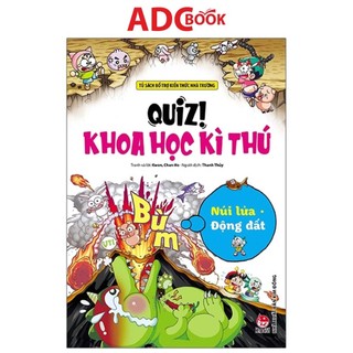 Sách - quiz! khoa học kì thú: núi lửa động đất