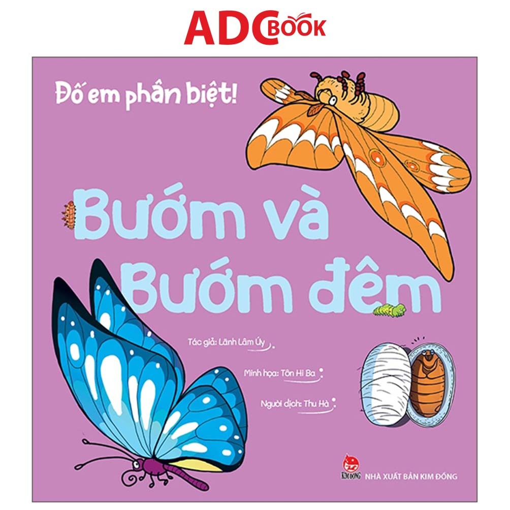 Sách - Đố Em Phân Biệt! - Bướm Và Bướm Đêm