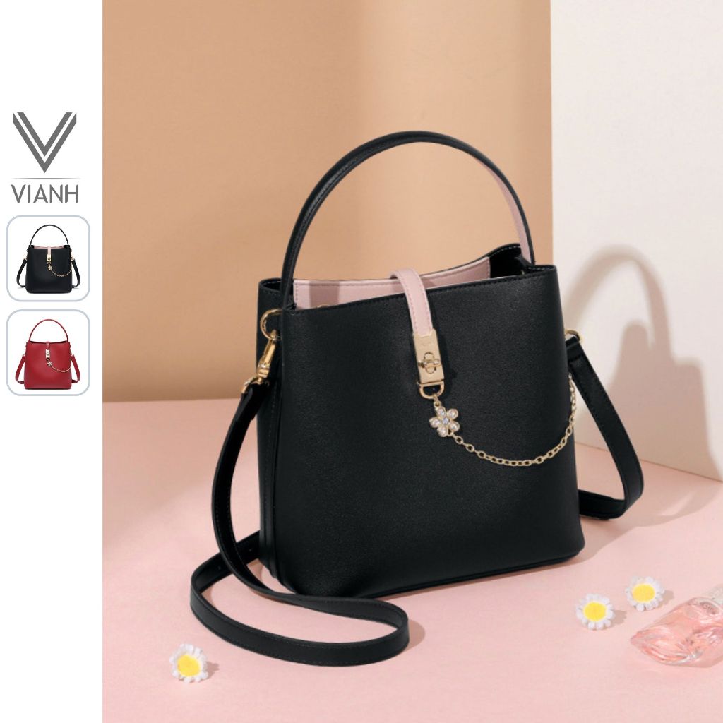 Túi xách nữ đẹp sang trọng Just Star Vianh Store charm xích đi làm đi chơi 172334