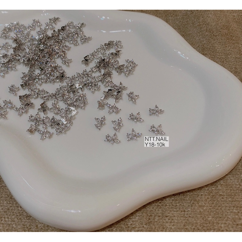 Charm B cao cấp trang trí nail_Phụ kiện NAIL NTT