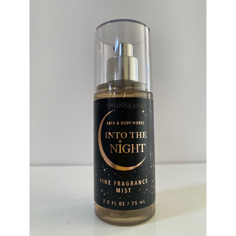 Xịt thơm toàn thân Into The Night Bath & Body Works 75ml của Mỹ
