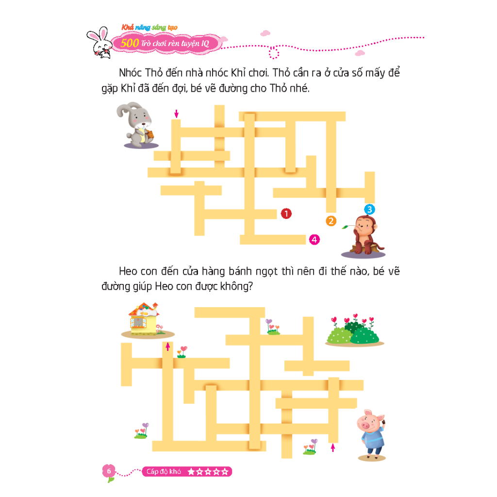 Sách - 500 trò chơi rèn luyện IQ  - Khả năng sáng tạo.